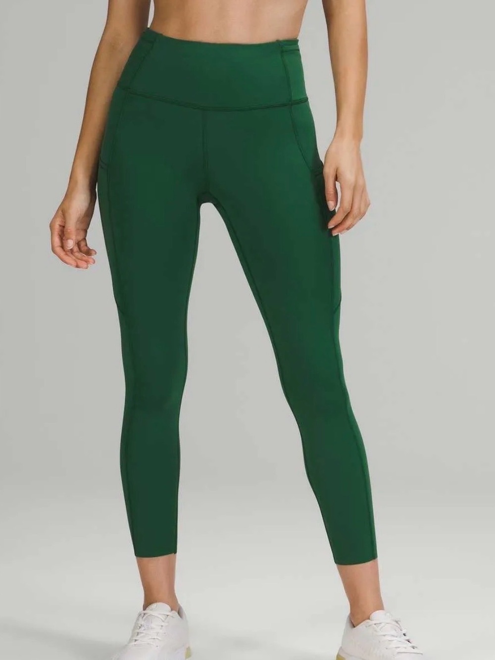 Lululemon Fast and Free High-Rise Tight 25" Everglade Green $128 Retail NWT